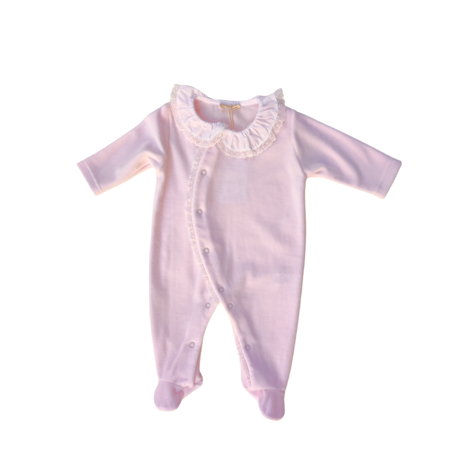Tutina Intera In Ciniglia Neonati BABY GI RND53 - BABY GI - LuxuryKids