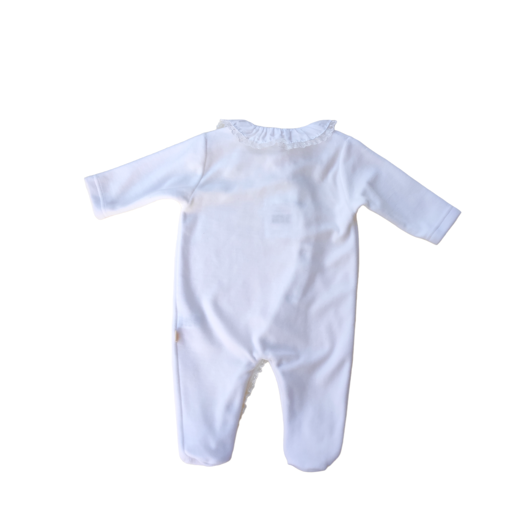 Tutina Intera In Ciniglia Neonati BABY GI RND53 - BABY GI - LuxuryKids