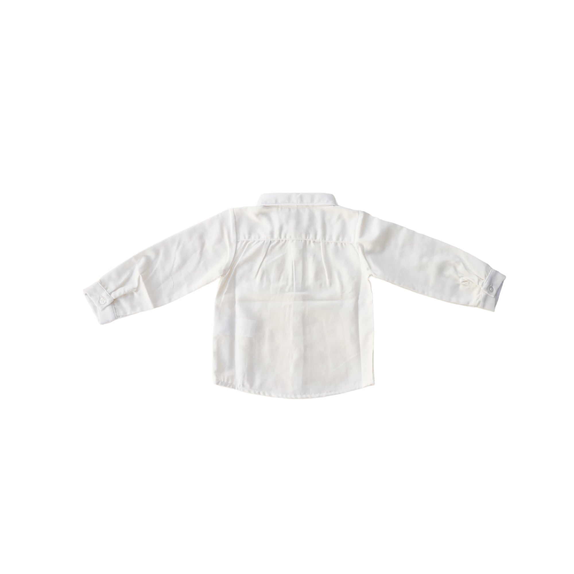 Camicia In Caldo Cotone Panna Bambino A&J 314 - A&J - LuxuryKids