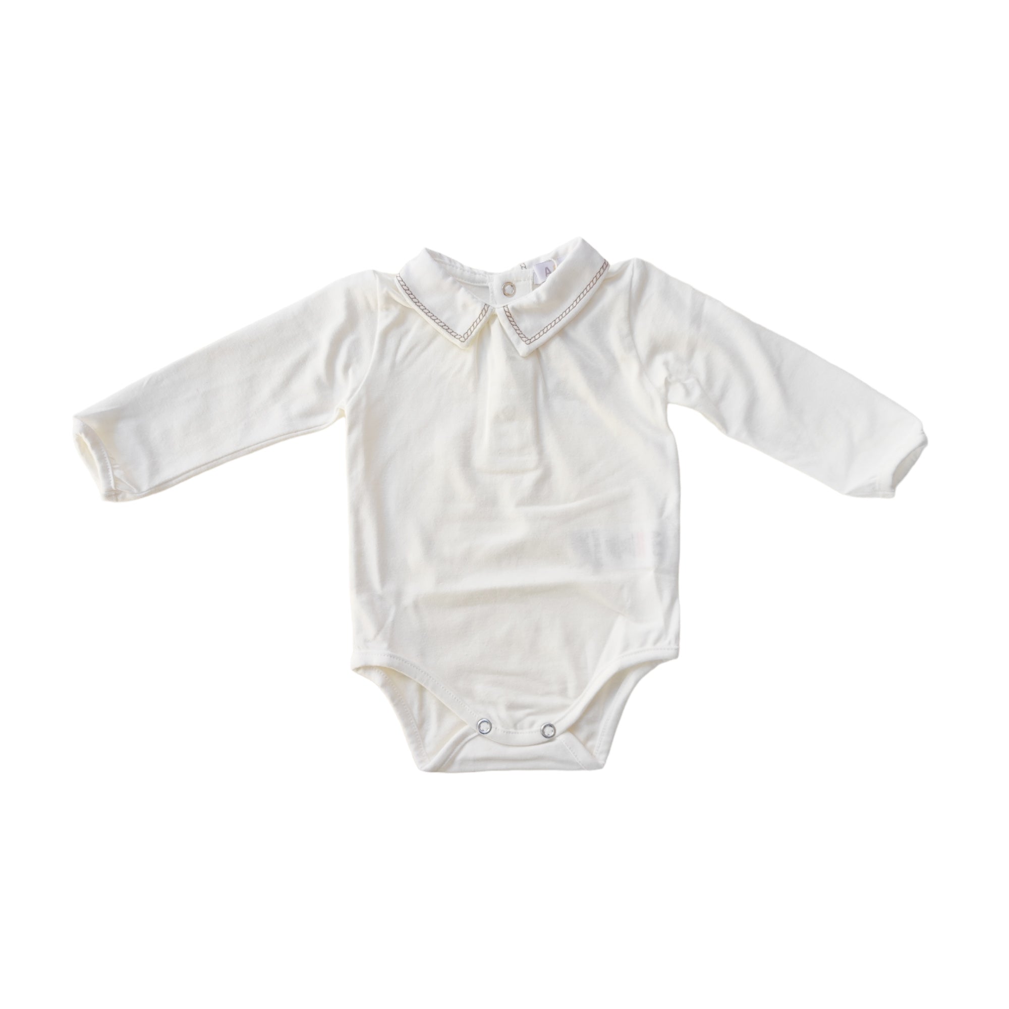 Body Manica Lunga In Caldo Cotone Neonato A&J 146 - A&J - LuxuryKids