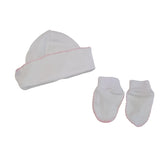 Set con Cappellino e Moffole Caldo Cotone Neonato/a CALAMARO 72034 - CALAMARO - LuxuryKids