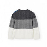 Maglioncino In caldo Cotone Con Trecce Neonato BOBOLI 715036 - BOBOLI - LuxuryKids