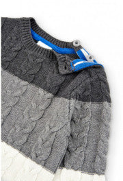 Maglioncino In caldo Cotone Con Trecce Neonato BOBOLI 715036 - BOBOLI - LuxuryKids