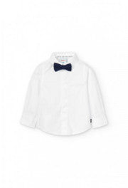 Camicia In Cotone Con Papillon Bambino BOBOLI 715069 - BOBOLI - LuxuryKids