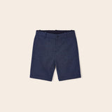 Bermuda Con Risvolto In Misto Lino Bambino MAYORAL 3220 - MAYORAL - Luxury Kids