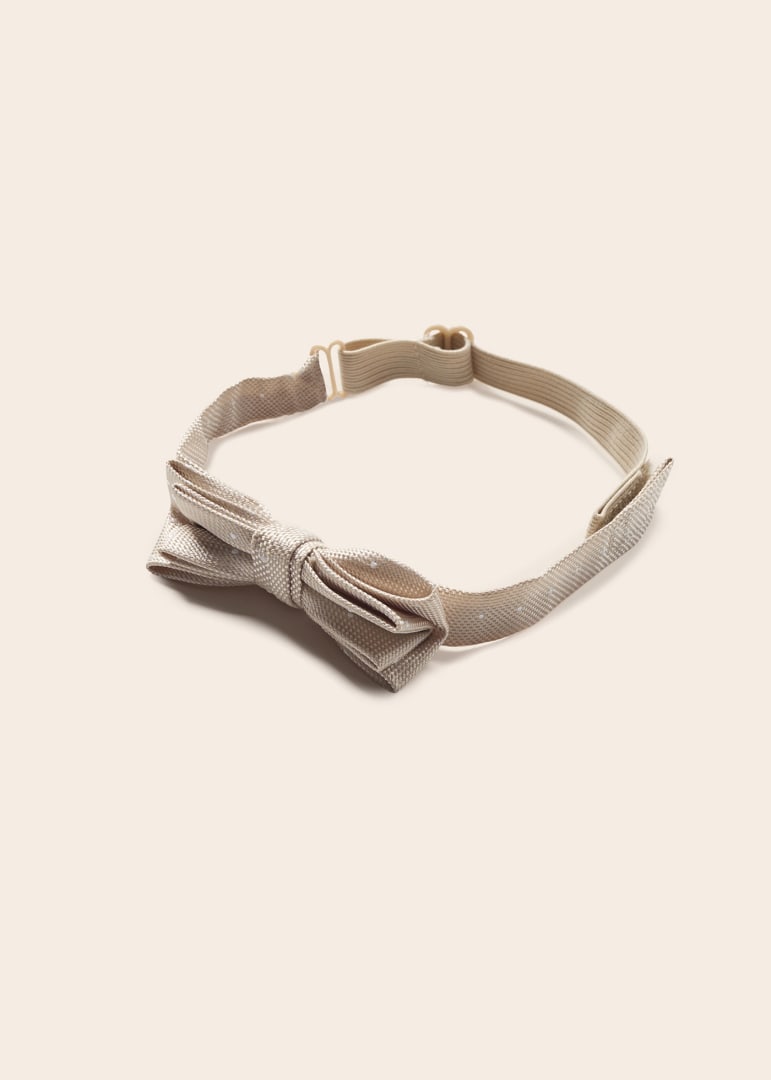 Camicia Manica Lunga In Cotone Con Papillon Neonato MAYORAL 1190 - MAYORAL - Luxury Kids