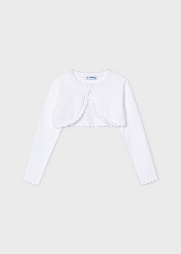 Coprispalle In Filo Di Cotone Bambina MAYORAL 320 - MAYORAL - Luxury Kids