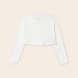 Cardigan Tricot In filo Di Cotone Sostenibile Bambina MAYORAL 321 - MAYORAL - Luxury Kids