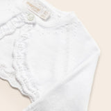 Coprispalle Tricot In Filo Di Cotone Sostenibile Neonata MAYORAL 318 - MAYORAL - Luxury Kids