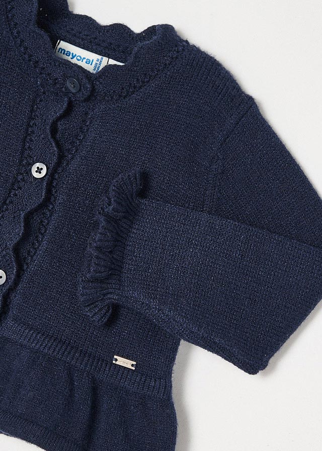 Cardigan Tricot In Caldo Cotone Neonata MAYORAL 2315 - MAYORAL - LuxuryKids