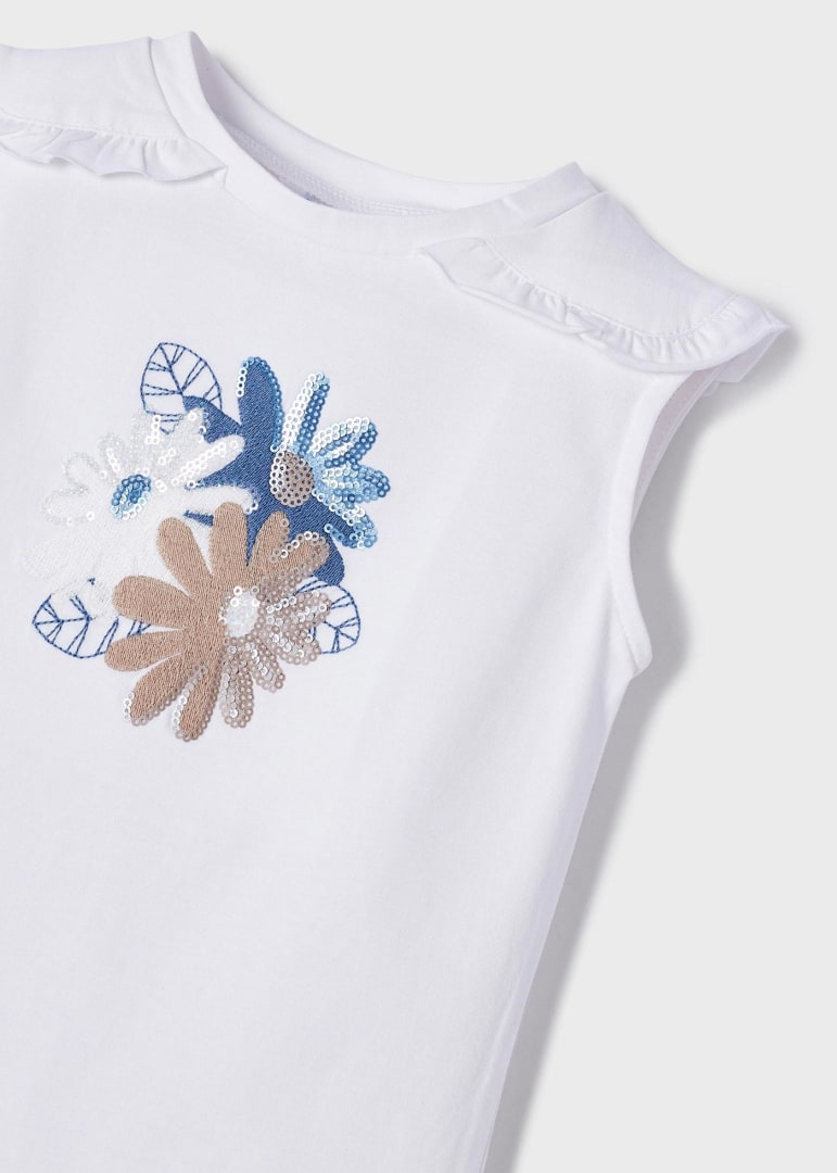 Completo Con Gonna In Tulle Bambina MAYORAL 3950 - MAYORAL - Luxury Kids