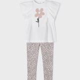 Completo 2 Pezzi Con leggings In Cotone Sostenibile Bambina MAYORAL 3780 - MAYORAL - Luxury Kids