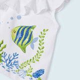 Completo Con Shorts In Cotone Sostenibile Bambina MAYORAL 3218 - MAYORAL - Luxury Kids