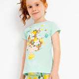 Completo Con Leggings E Shirt In Cotone Bambina MAYORAL 3787 - MAYORAL - Luxury Kids