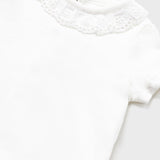 Completo Con Salopette Tricot In Cotone Sostenibile Neonata MAYORAL 1250 - MAYORAL - Luxury Kids