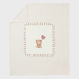 Copertina Volant In Cotone Sostenibile Con Stampa Orso Neonata MAYORAL 9249 - MAYORAL - Luxury Kids