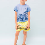 Costume Con Stampa In Poliestere Riciclato Bambino MAYORAL 3685 - MAYORAL - Luxury Kids