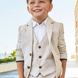 Giacca Modello Americana In Misto Lino Bambino MAYORAL 3452 - MAYORAL - Luxury Kids