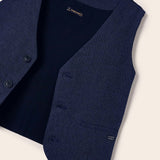 Gilet In Misto Lino Bambino MAYORAL 3349 - MAYORAL - Luxury Kids