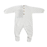 Tutina Intera In Filo Di Cotone Traforata Neonato/a WEDOBLE V2307346A - WEDOBLE - Luxury Kids