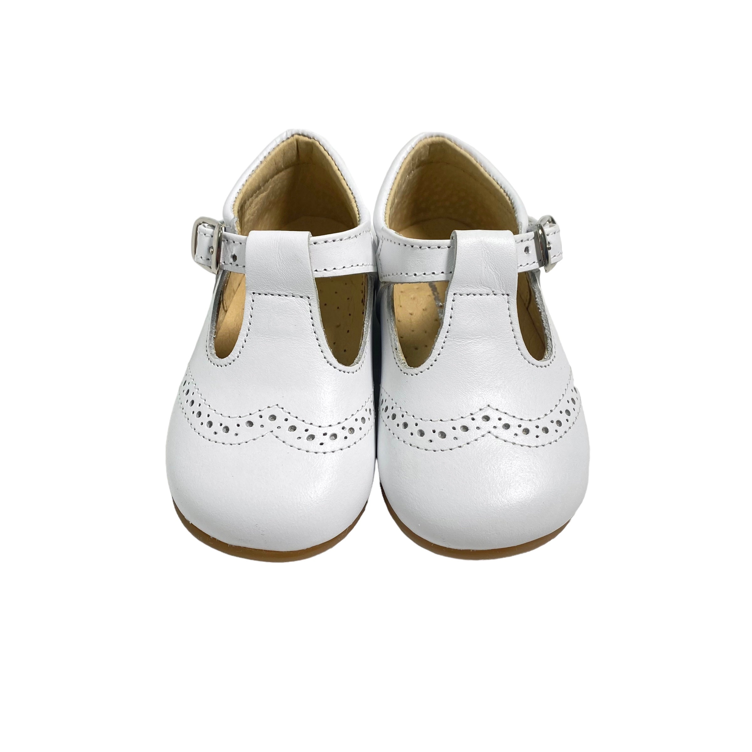 Scarpe Primi Passi Con Occhielli in Pelle Neonato/a PANYNO B2004 - PANYNO - Luxury Kids