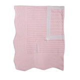 Coperta Scialle In Filo Di Cotone Traforata Neonata DR KID DK167 - DR KID - Luxury Kids