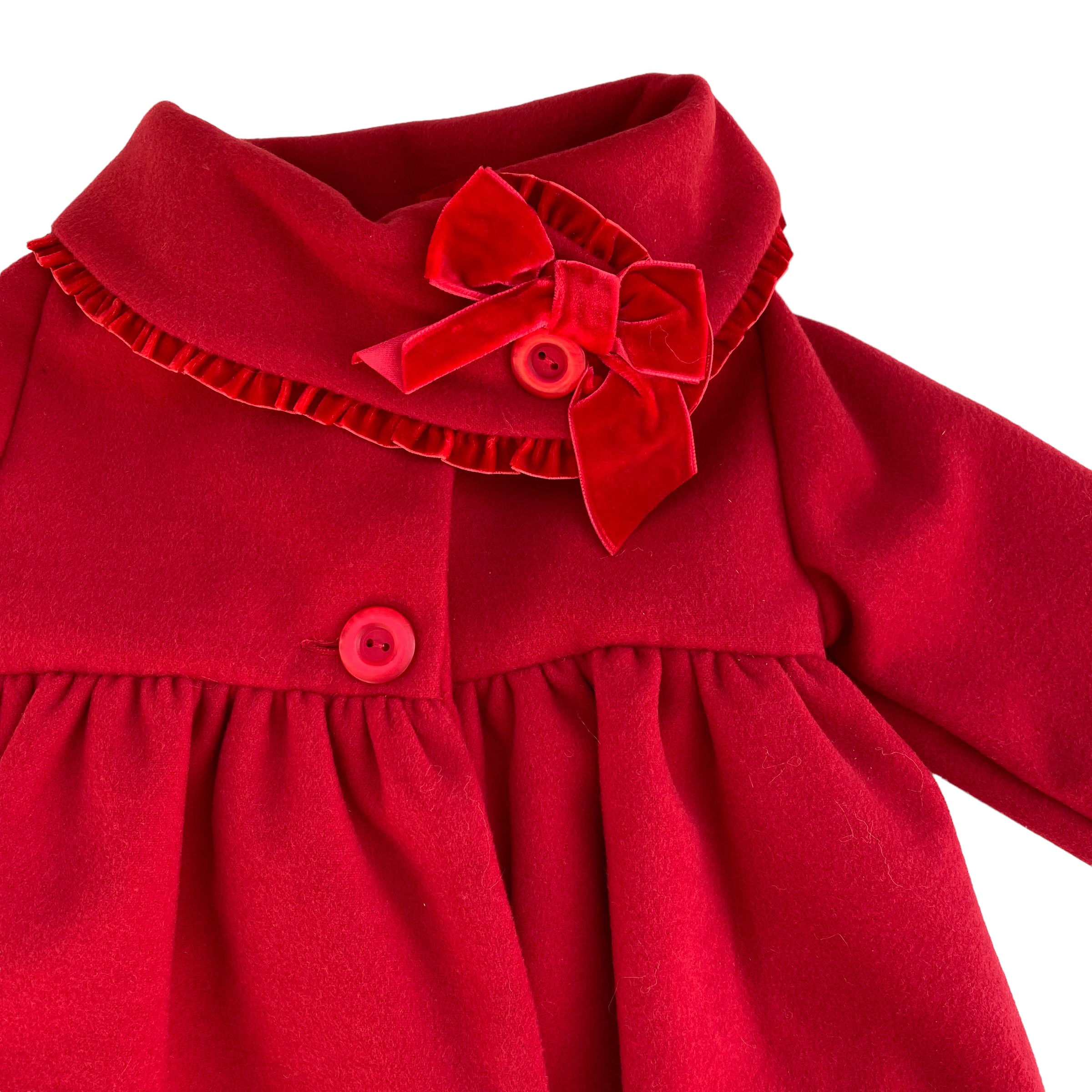 Cappotto in Panno Svasato Neonata VALENTINA BEBES CWA210 - VALENTINA BEBES - LuxuryKids