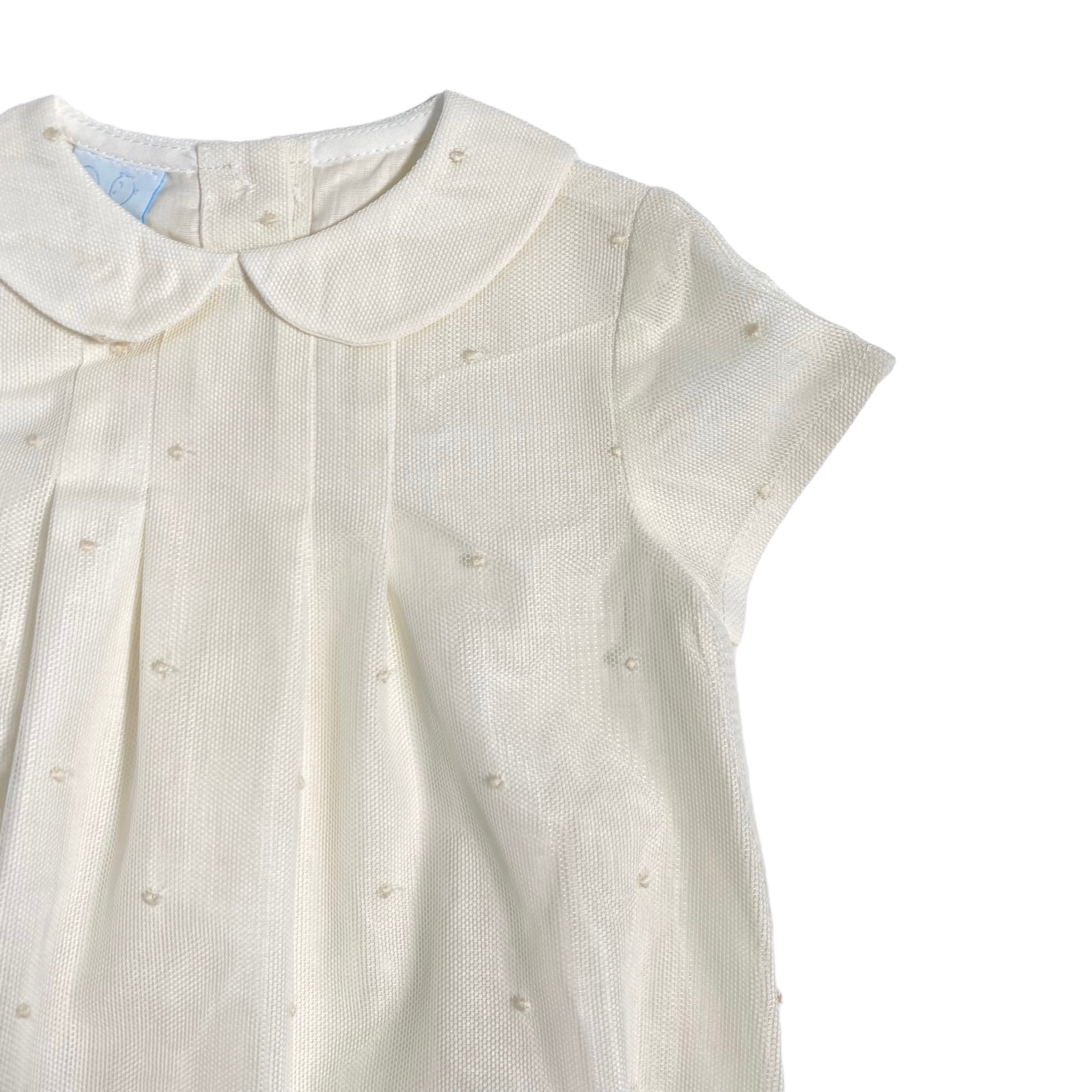 Pagliaccetto Elegante Battesimale In Tulle Neonato/a GRANLEI 228 - GRANLEI - Luxury Kids