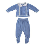 Tutina Spezzata In Tessuto Anallergico Acrilico Neonato SARDON MC180 - SARDON - Luxury Kids