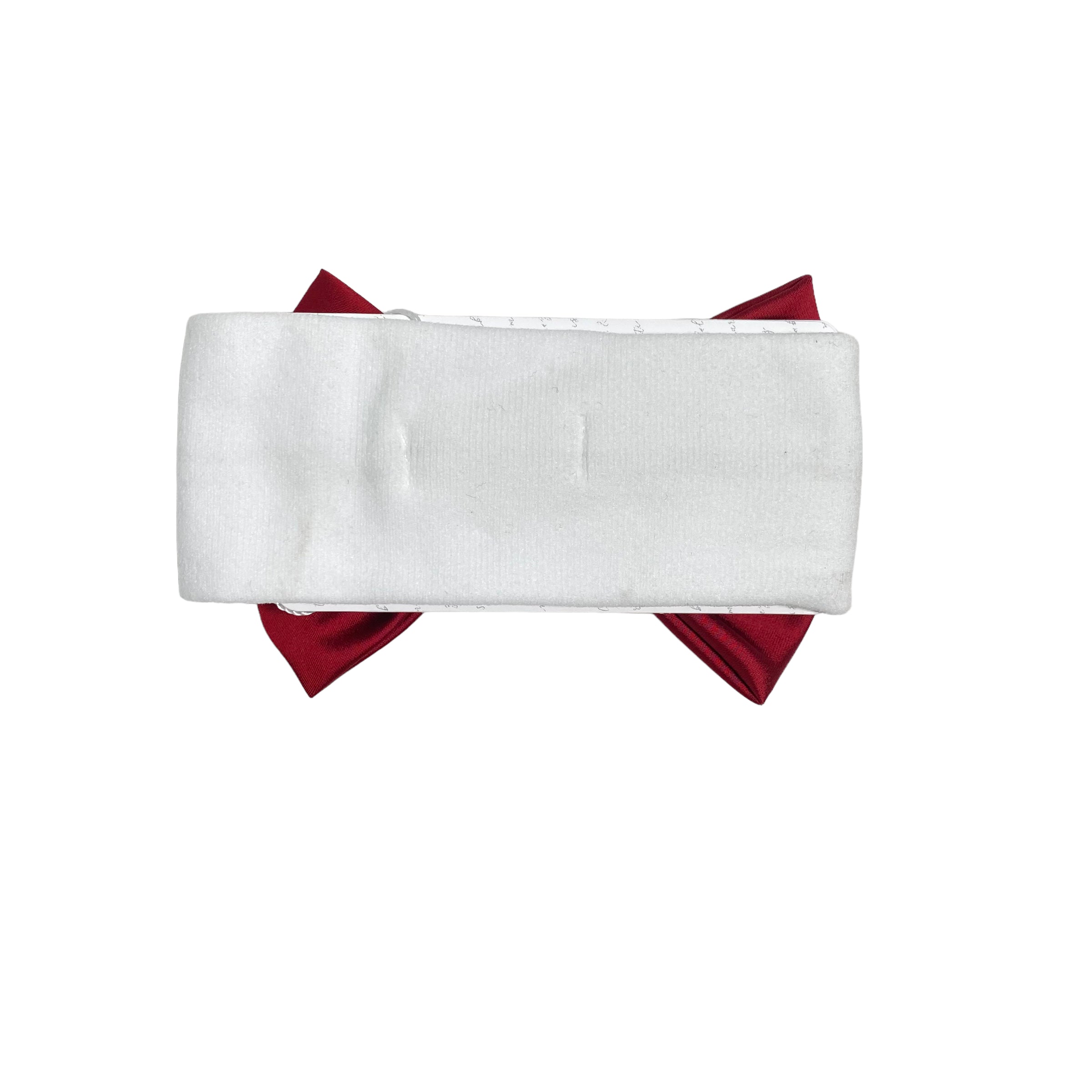 Fascia Elastica Con Fiocco Bordeaux Neonata ISABEL C328 - ISABEL - LuxuryKids