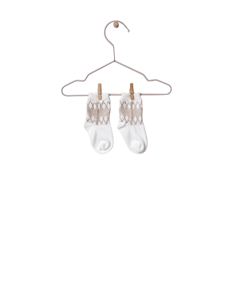 Calzini In Filo Di Cotone Organico Neonato WEDOBLE V2301345A - WEDOBLE - Luxury Kids