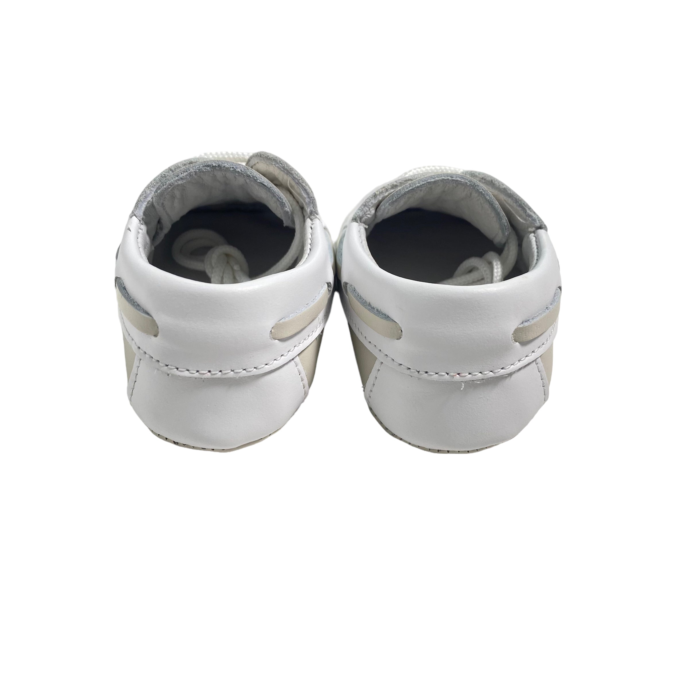 Scarpe Da Culla Modello Mocassino In Pelle Neonato RIZITOS A2919P - RIZITOS - Luxury Kids