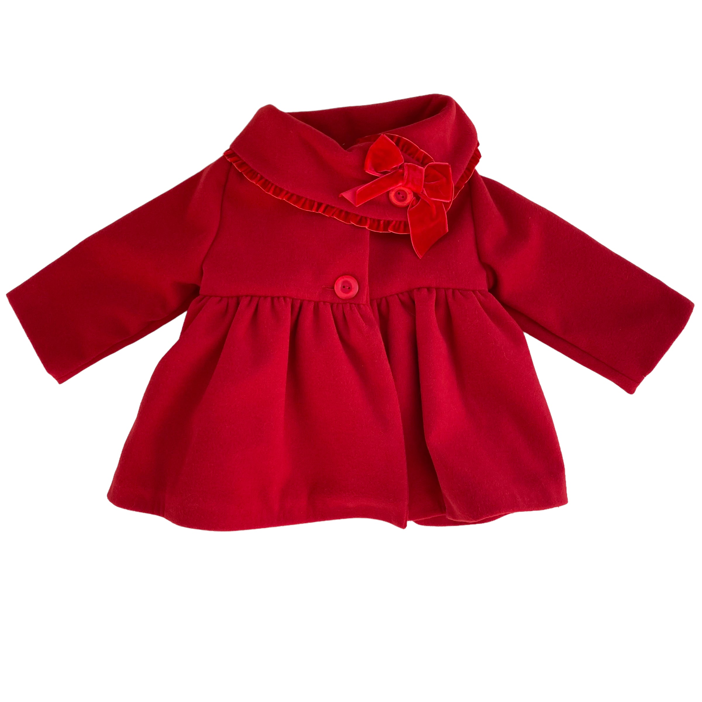 Cappotto in Panno Svasato Neonata VALENTINA BEBES CWA210 - VALENTINA BEBES - LuxuryKids