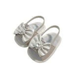 Wiegensandalen aus Wildleder mit Schleife für Baby-Mädchen PANYNO A3202