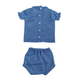 Pagliaccetto Spezzato In tessuto Anallergico Acrilico Neonato SARDON RF604 - SARDON - Luxury Kids