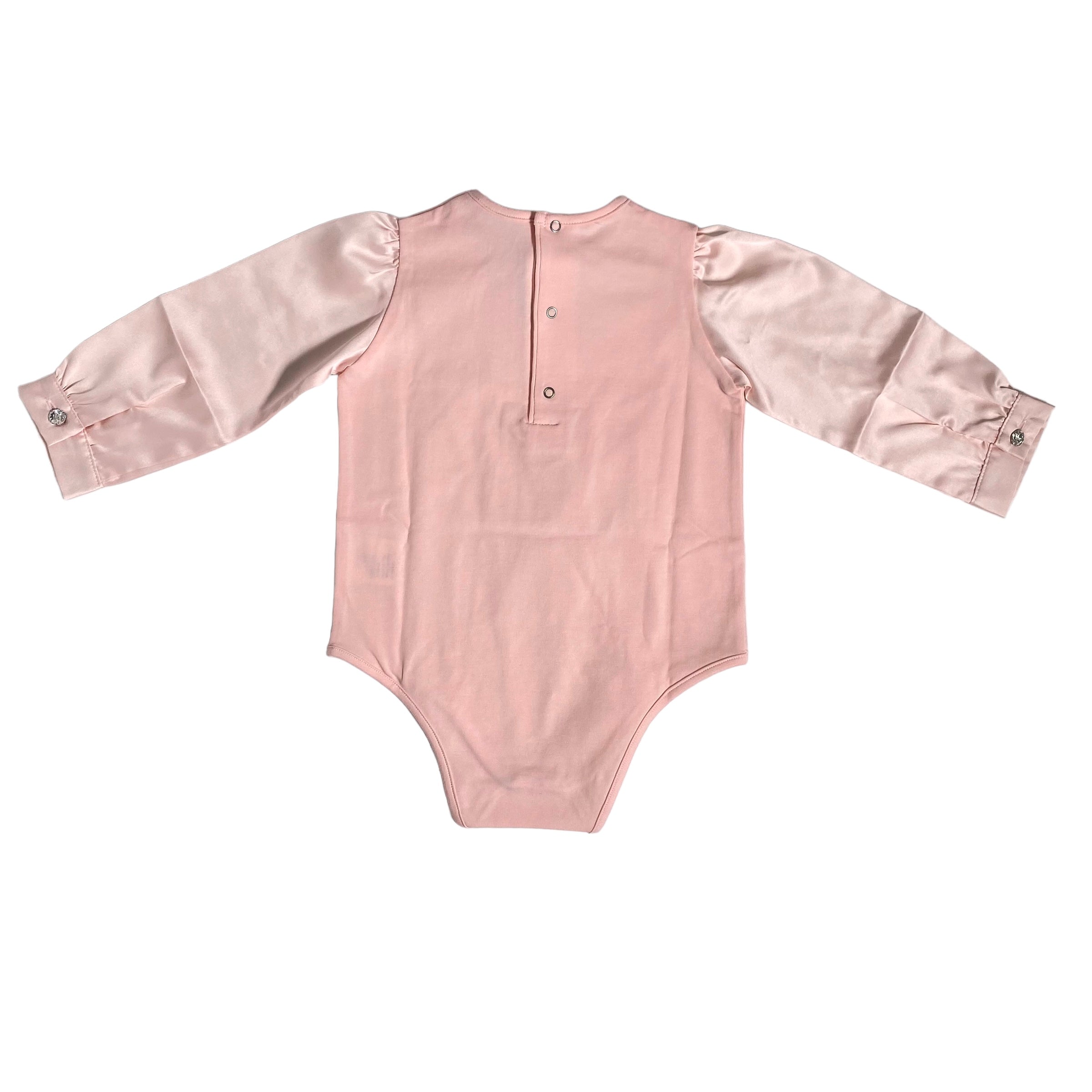 Body Girocollo In caldo Cotone Con Maniche In Seta Neonata PETIT 4515508 - PETIT - LuxuryKids