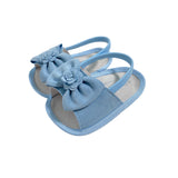 Wiegensandalen aus Wildleder mit Schleife für Baby-Mädchen PANYNO A3202