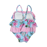 Einteiliger Badeanzug mit Blumendruck für Babys, Mädchen, SARDON AP963