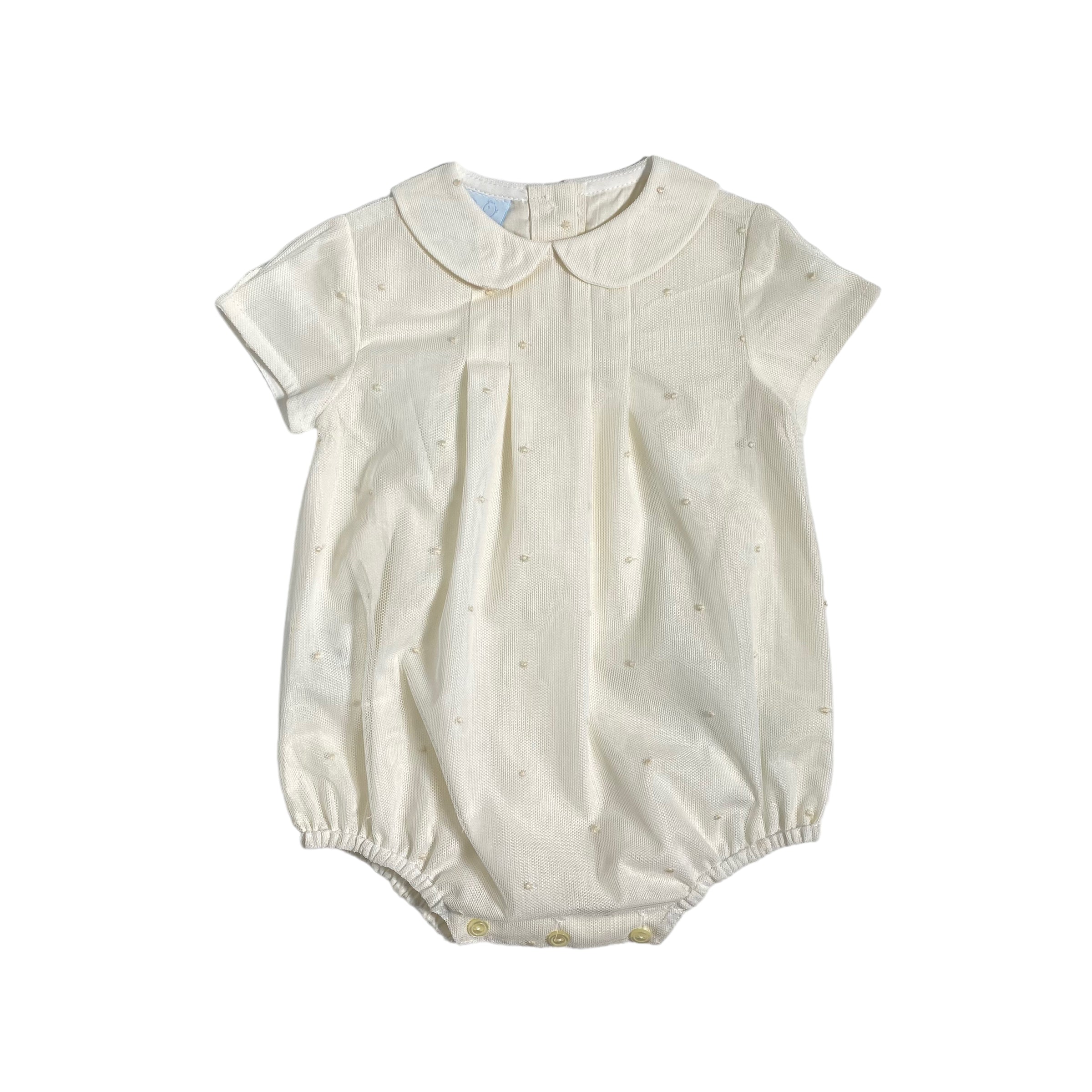 Pagliaccetto Elegante Battesimale In Tulle Neonato/a GRANLEI 228 - GRANLEI - Luxury Kids