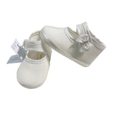 Scarpe Da Culla Modello Ballerina In Tessuto Neonata BABY CHIC 2626 - Baby Chic - Luxury Kids