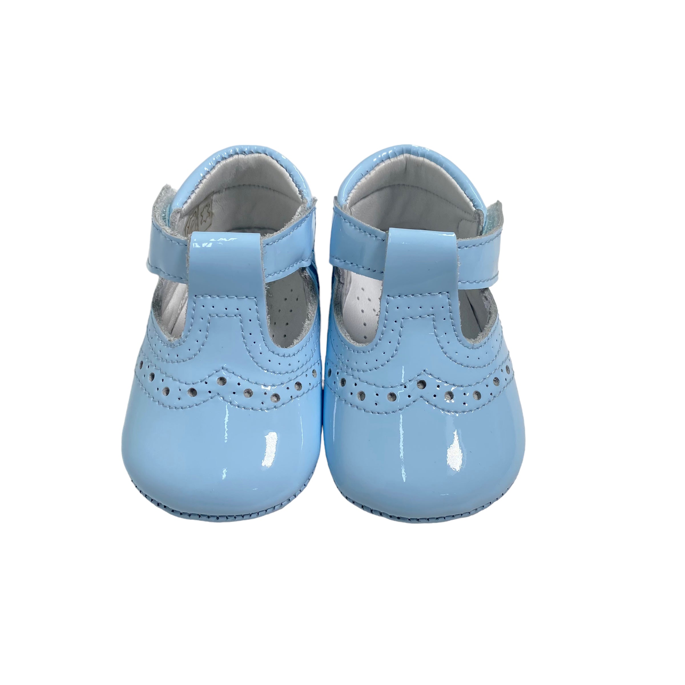 Scarpe Da Culla In Vernice Modello Francesina Neonato PANYNO A3210 - PANYNO - Luxury Kids