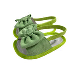 Wiegensandalen aus Wildleder mit Schleife für Baby-Mädchen PANYNO A3202