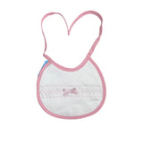 Bavetta In Cotone E Spugna Con Punto Smok Neonato/a SARDON BF754 - SARDON - Luxury Kids