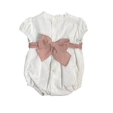 DEL SUR 0930 Strampler aus Baumwolle für Neugeborene mit halben Ärmeln