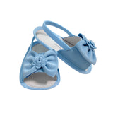 Wiegensandalen aus Wildleder mit Schleife für Baby-Mädchen PANYNO A3202