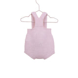 Salopette Rosa Neonata WEDOBLE 02305A - WEDOBLE - LuxuryKids