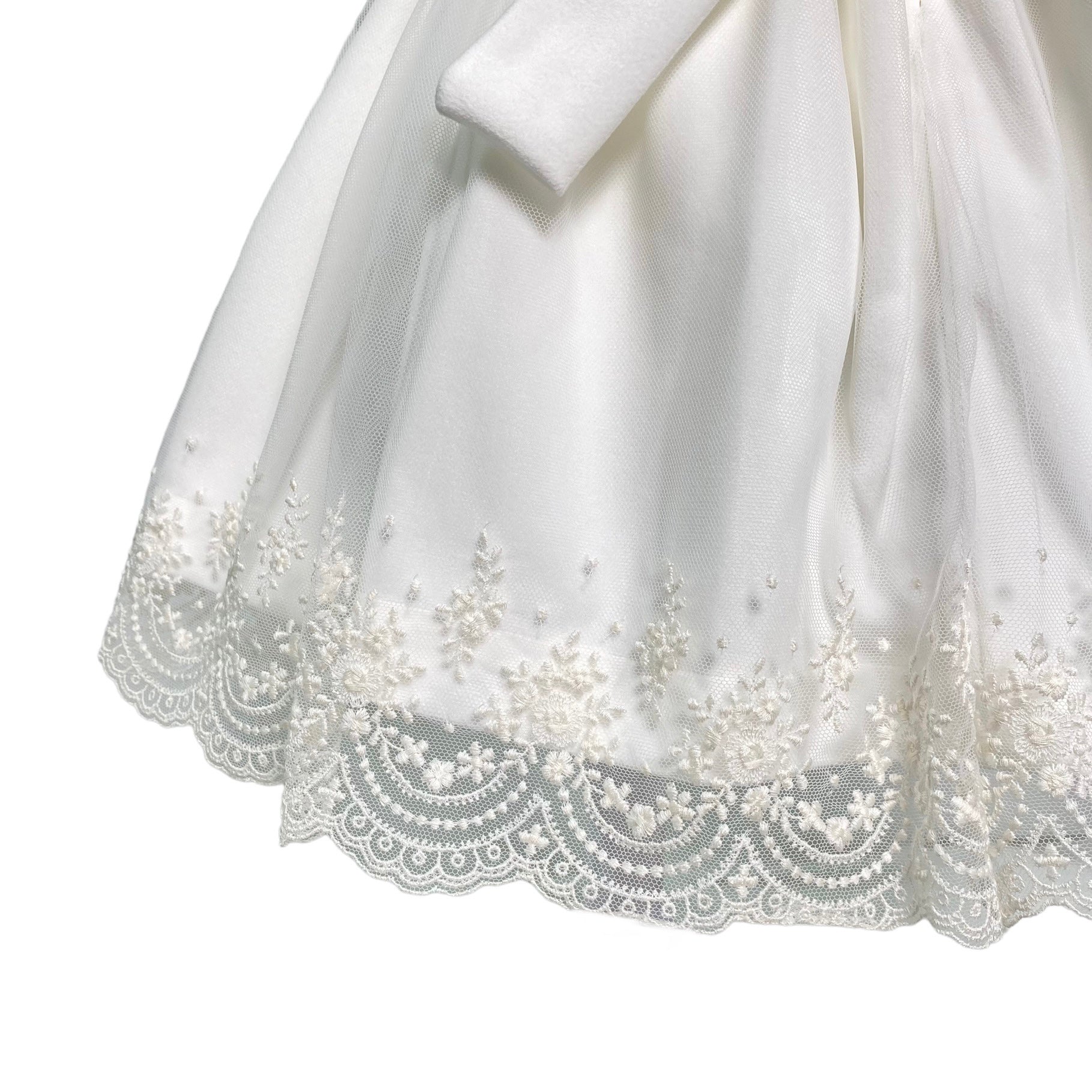 Abito Elegante In Velluto E Pizzo Neonata TETO E TATTA VE2498B - TETO E TATTA - LuxuryKids