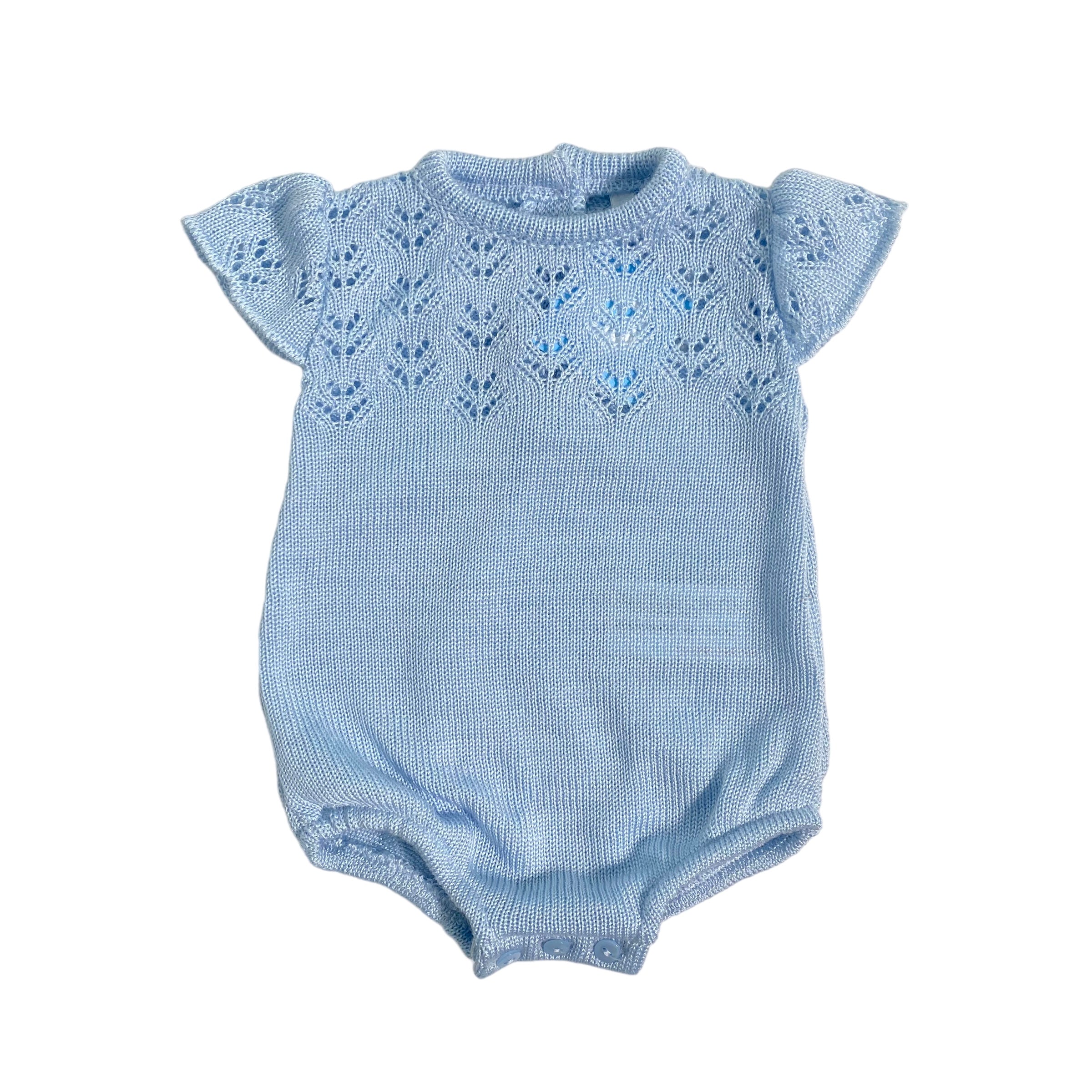 Pagliaccetto Intero In Tessuto Anallergico Acrilico Neonato SARDON MC201 - SARDON - Luxury Kids