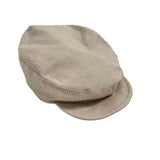 Coppola In caldo Cotone In Tinta Unita Beige Neonato BUFI B1479ACO - LA SARTORIA DEI PICCOLI - LuxuryKids