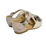 Scarpe Modello Ballerina Aperte Ai Lati In Pelle Bambina RIZITOS B2611 - RIZITOS - Luxury Kids